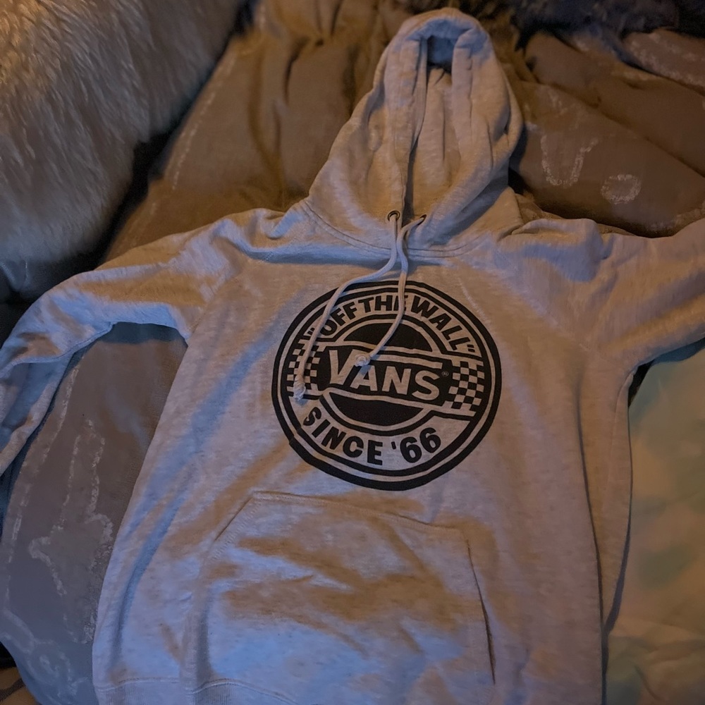 Vans sweatshirt small gray girls or guys